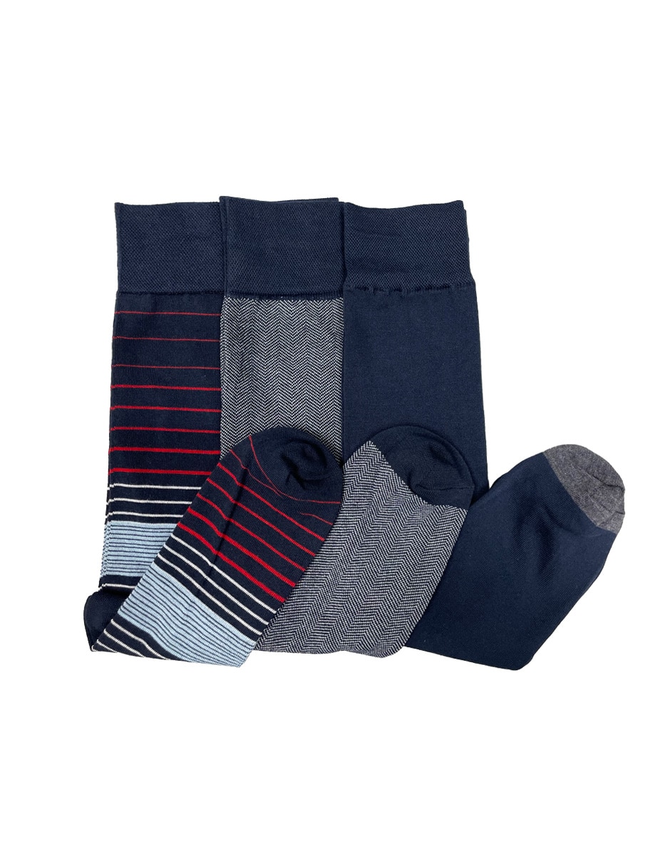 Set de calcetín de algodón para hombre 3 pares 2