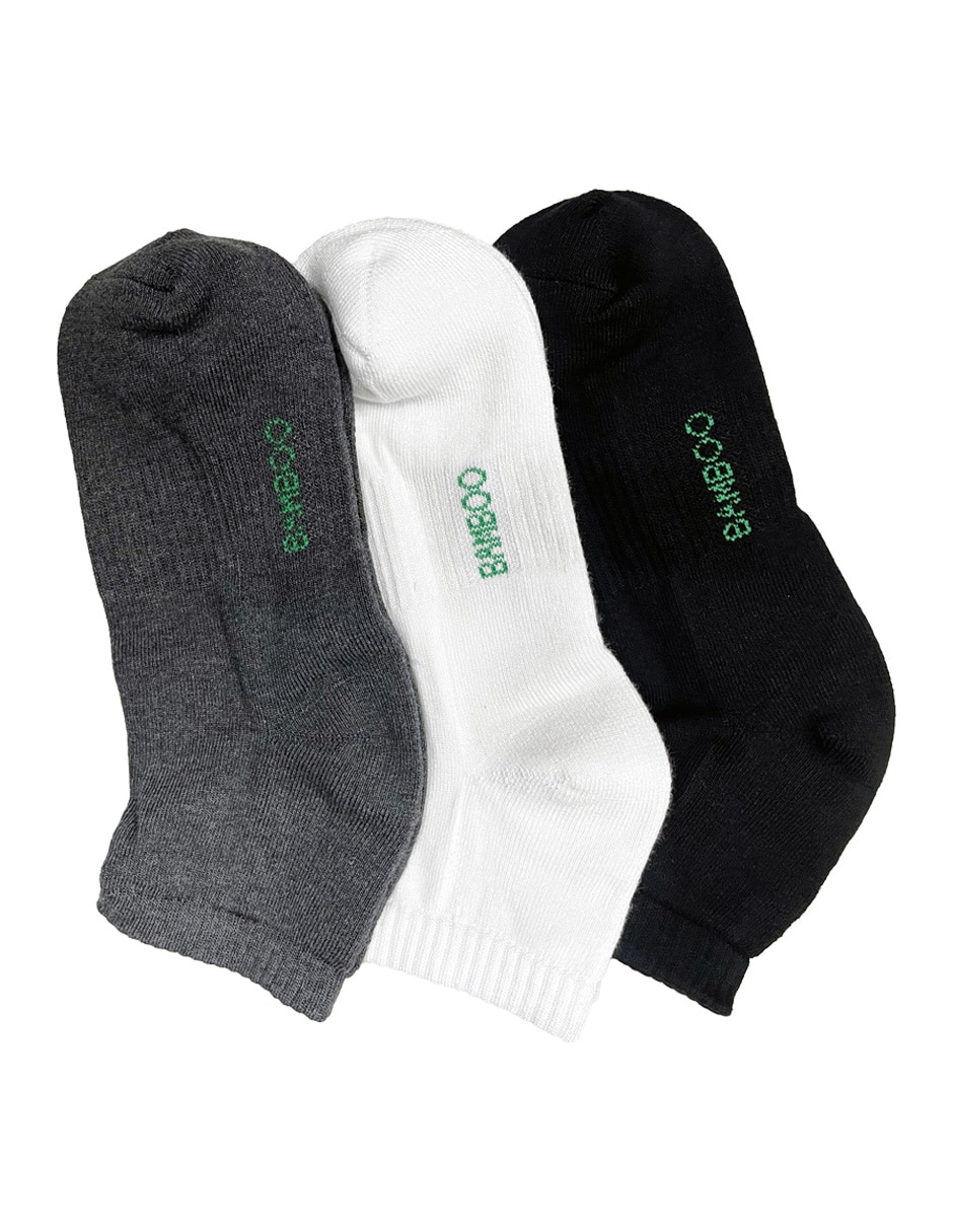 Set de tin transpirable de bambú para hombre 3 pares 2