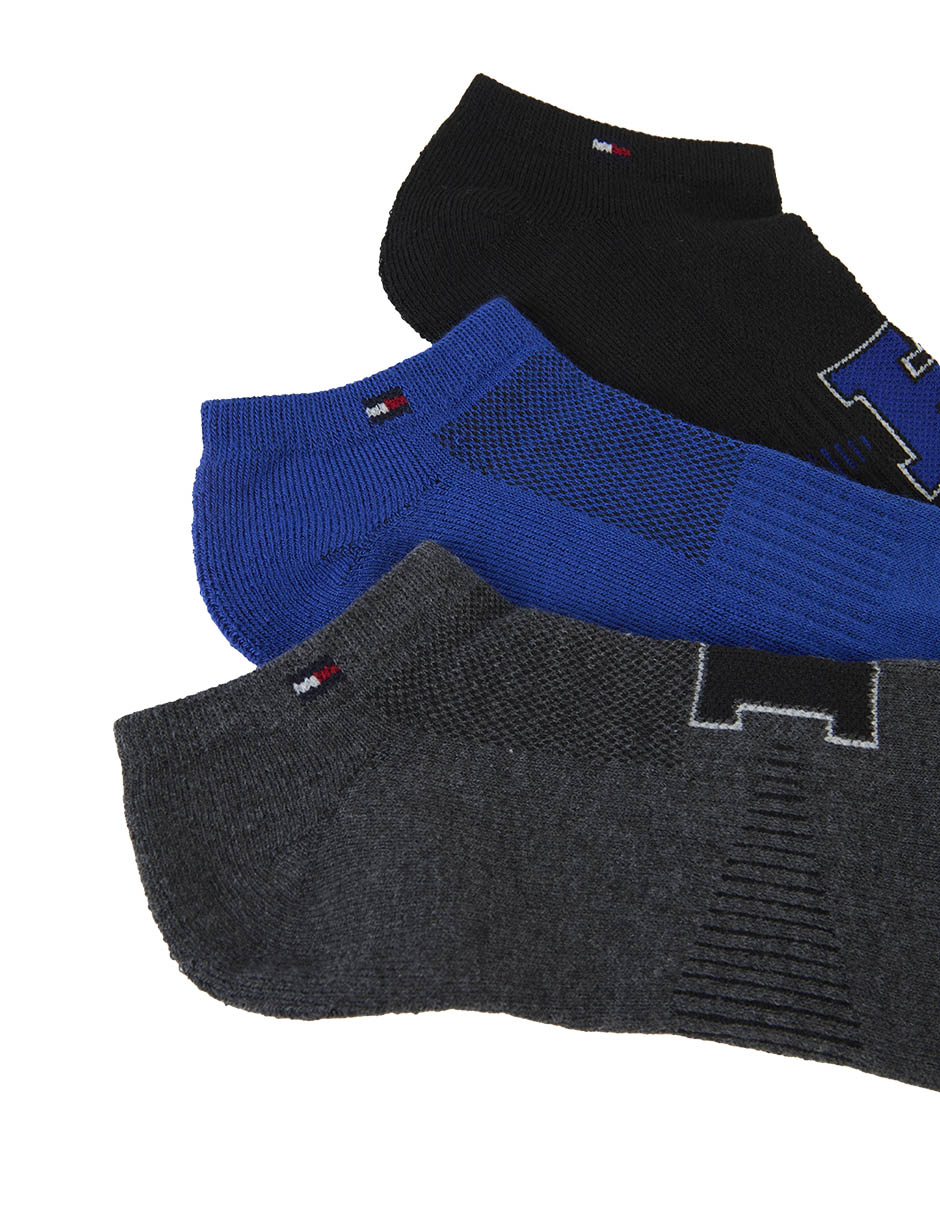 Set protector de pie Hilfiger de algodón para hombre 3 pares 2