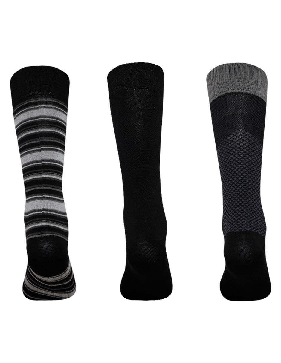 Set de calcetín de bambú para hombre 3 pares 2