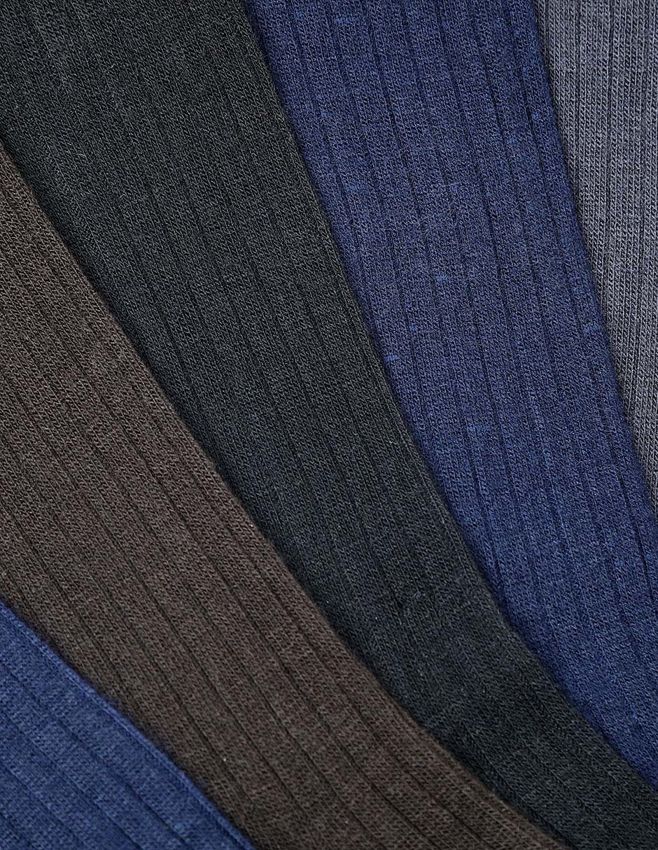 Set de calceta comfort de algodón para hombre 6 pares 2