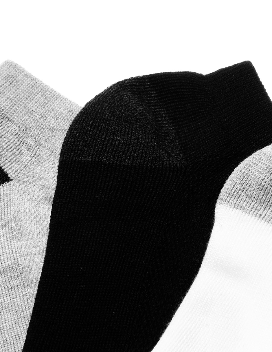 Set de calcetín antiderrapante de algodón para hombre 3 pares 2